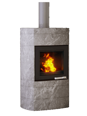 poêle à bois xp54 box ollaire rondyline de la marque lorflam