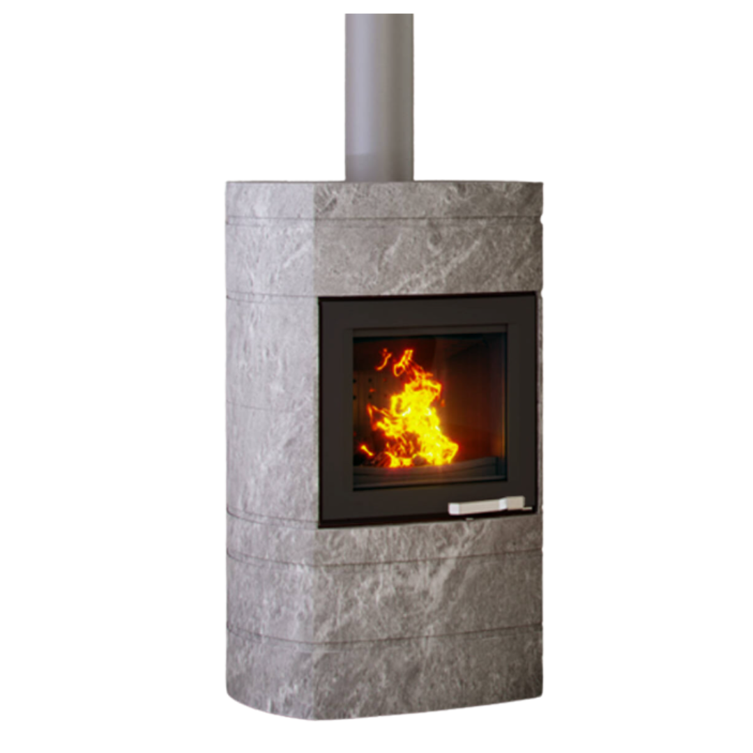 poêle à bois xp54 box ollaire rondyline de la marque lorflam