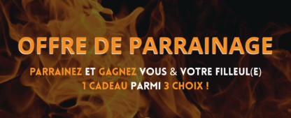 offre de parrainage b flamme pour filleul et parrain pour l'achat d'un poêle à bois ou à granulés
